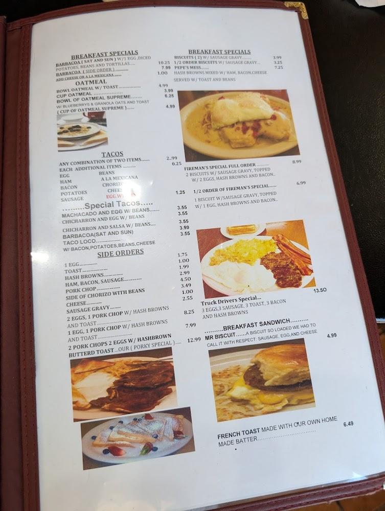 Jose's Cafecito Restaurant Menu image 3